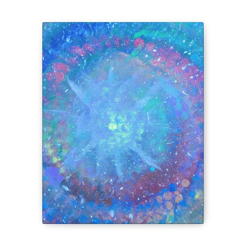 Series Blue: Astral Optic Canvas Gallery Wrap