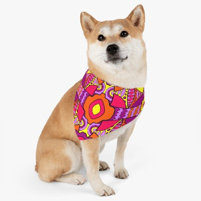 Sunset Vibes Pet Bandana Collar